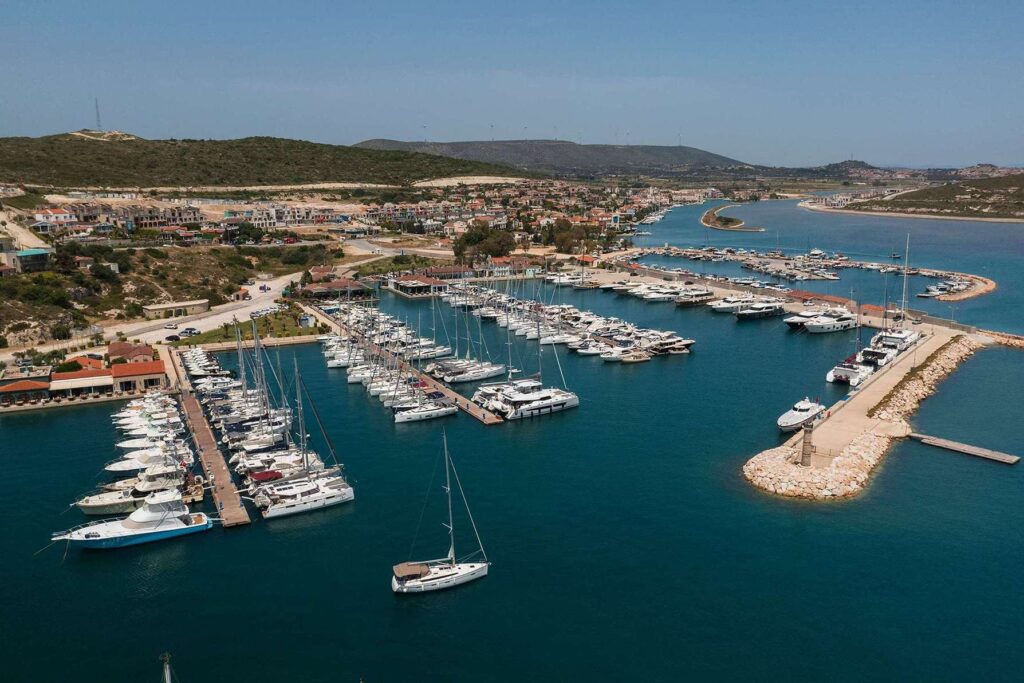 Izmir, Törökország. kikötő