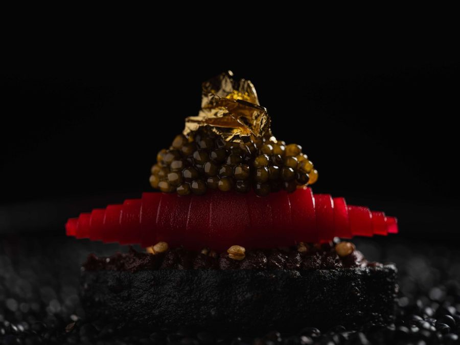 Platán Gourmet étterem, gourmet fogás