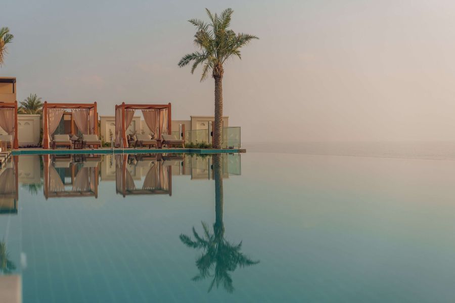 Naam Beach Villas, pálmafák